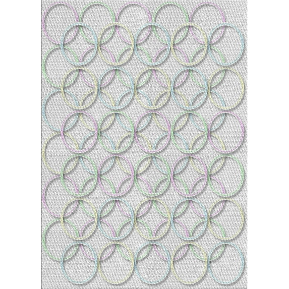 Ahgly Company Indoor Rectangle Patterned Dark Gray Novelty Area Rugs, 5' x 7'