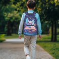 thumbnail image 3 of Garronmavis Magical Star Dragon 17-inch Large Capacity Kids School Backpack, Multi-Pocket Design with Adjustable Shoulder Straps & Side Mesh Pockets, Suitable for Elementary Students, 3 of 8
