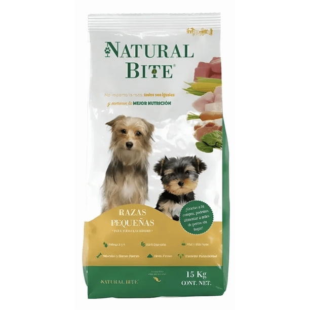 Natural Bite Razas pequeñas 15 Kg Original Sellado