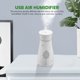 thumbnail image 3 of Humidificador de aire USB de 300 ml con forma de gato, humidificador ultrasónico con luz LED, miniventilador USB para el hogar y la oficina, color azul, 3 of 5
