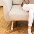 thumbnail image 3 of KAKOWELY bed risers 4pcs Bed Risers Table Leg Extenders Chair Risers Adjustable Height And Width Furniture Leg Support Couch Risers Stabilizers3.15"X3.15"X3.15", 3 of 5