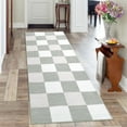 thumbnail image 2 of COZONY 2'x6' Gray Tone Runner Rug, Modern Minimalist Carpet for Hallway, Kitchen, Entryway, Easy to Clean, 2 of 14