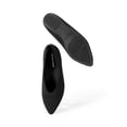 thumbnail image 5 of Women Comfort Ballet Flats Pointed Toe Lightweight Knit Shoes with Memory Foam Insole Non Slip Sole Dressy Casual Everyday Wear, 5 of 6