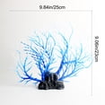 thumbnail image 3 of Aquarium Fake Sea Branch Soft Plastic with Base, Realistic Flexible Coral Reef Decoration for Saltwater Tank, Safe Gentle Hideout for Fish Shrimp Betta Aquascaping, 3 of 7