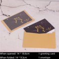 thumbnail image 3 of Happy Birthday gift Starry Sky Hot Stamping Cards Folding Universal Card Business Cards Message Card and Envelope, 3 of 5