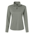 thumbnail image 4 of AllPro 41870L Pro-Lock Women's Performance Quarter-Zip Pullover-GREYSTONE-2XL, 4 of 6