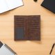 thumbnail image 4 of unbranded Cartera De Viaje Slim Bifold Para En Cuero Café Con Amplios Espacios, 4 of 6