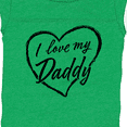 thumbnail image 4 of Inktastic I Love My Daddy in Black Chalk Heart Boys or Girls Baby Bodysuit, 4 of 5