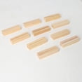 thumbnail image 4 of Paquete de 10 Titular de la imagen Tarjetas de madera Tarjetas de escritorio Tarjetas de visita Número de mesa Titulares de titulares de madera Decoraciones de madera natural Eigraketly HA012298-00, 4 of 7