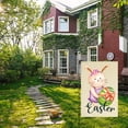 thumbnail image 6 of HongHeng Happy Easter Bunny Garden Flag 11X17 Inch Double Sided for Outside Small Burlap Yard Holiday Flags, Spring Garden Flag Easter Religious Decorations Outdoor, 6 of 6