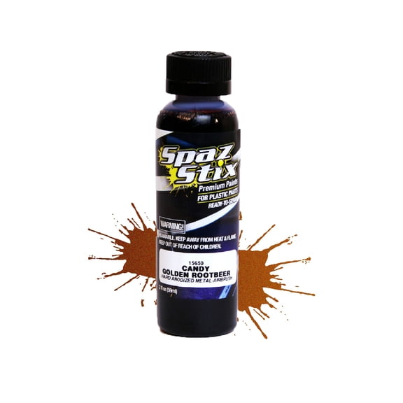Spaz Stix 15650 Candy Rootbeer Airbrush Ready Paint 2oz Bottle