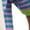 Pink Green, variant on Womens Tops Casual Summer Crewneck Short Sleeve Striped Color Block Knit High Low Trendy Pullover Sweaters Black & Blue M