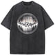 thumbnail image 2 of Camiseta de manga corta lavada Life Vibration Sonic para hombre, camiseta vintage de algodón de 230 g, blanqueada, informal, holgada, blanqueada, 2 of 4
