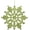 Green, variant on Blue Glitter Snowflake Plastic Christmas Decorative Accent Ornaments, 24 Count (4")