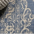 thumbnail image 4 of JONATHAN Y SANTA MONICA 2 x 10 Runner Rug, Galon Filigree - Blue/Beige, SMB120A-210, 4 of 10