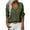 Army Green, variant on Hanen Long Sleeve Womens Tops Casual Women's Solid Color Double Pocket Shirt Button Long Sleeved Turndown Collar Top Athletic Sweatshirts for Women