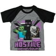 thumbnail image 5 of Minecraft Creeper Enderman Skeleton Little Boys 3 Pack T-Shirts Little Kid to Big Kid, 5 of 5