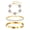 Blue, variant on Womens Stackable Floral Gold Bracelets 18K Gold Plated Bracelet,Stainless Steel Bangle Bracelets Non Tarnish, Gold Bracelet Set Trendy Jewelry,Christmas Valentines Birthday Gifts for Girlfriend