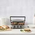 thumbnail image 6 of Cuisinart® Griddler® Indoor Grill, Griddle, and Panini Press Color, Stainless Steel, GR-4NNAS, 6 of 9