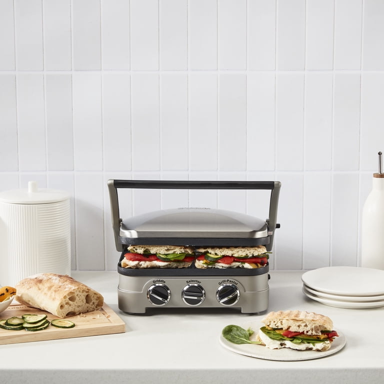 Cuisinart グリドル GR-4N ホットプレート Cuisinart Griddler Multifunctional Stainless Steel Indoor Grill
