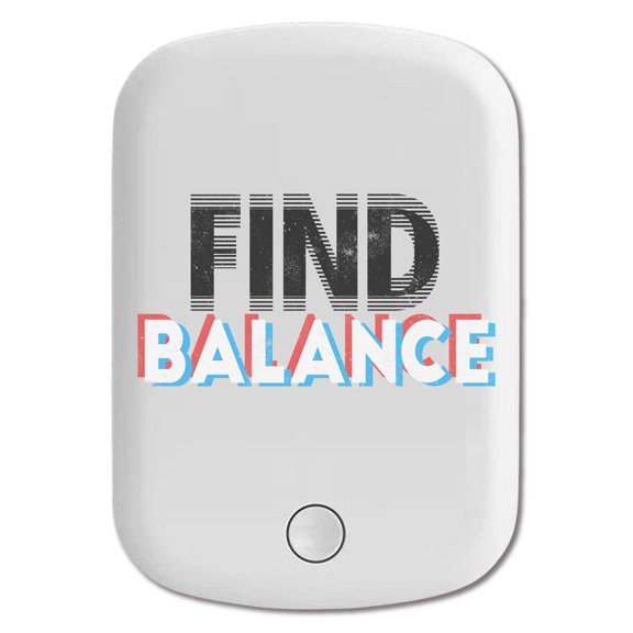 DistinctInk Magnetic Battery Pack, 5000 mAh Wireless Portable Charger with USB-C Cable, Compatible with MagSafe iPhone 14 / 13 / 12 Series - Find Balance