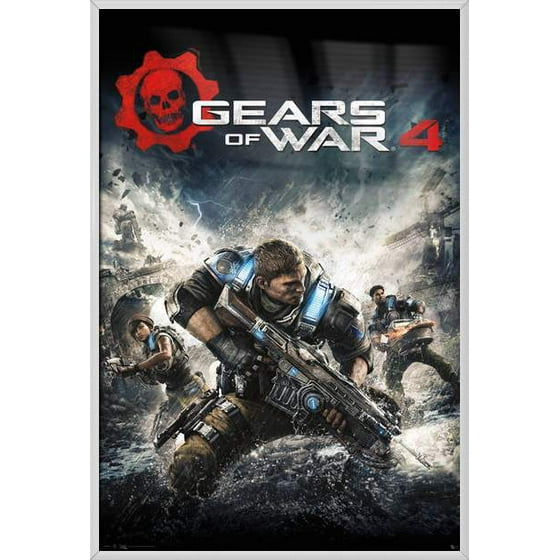 Gears Of War 4 Gaming Poster Print Game Cover Key Art Size