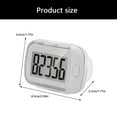 thumbnail image 5 of 99999 Counts Shockproof Activity Trackers Featuring 3D Positioning Technology Pedometer Digital Step Trackers with Clip, 5 of 9