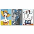 thumbnail image 2 of Idea4wall 3 Piece Abstract Canvas Wall Art Graffiti Painting Canvas Prints Modern Home Wall Decor, 16"x24", 2 of 5