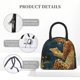 thumbnail image 4 of Disketp Leopard Reading Tarot Cards Bolsa Térmica para Almuerzo, Lonchera con Abertura Amplia y Gran Capacidad, Organizador Reutilizable para Mujeres, Hombres y Adultos, 4 of 6