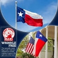 thumbnail image 4 of Anley Rip-Proof Technology Double Sided 3-Ply Texas State Flag TX Flag 3x5 ft 300D Polyester, 4 of 8