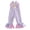 Purple, variant on vigerkar Toddler Baby Girl Easter Outfit Bunny Overalls Plaid Ruffle Bell-Bottom Overall Pants Piece Romper Casual (Purple, 2-3 Years）