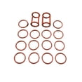 thumbnail image 4 of Un Ensemble de 16 Anneaux d'Étanchéité Rouges Pièces de Rechange, Joints Ronds Machines à Crème Glacée Molle, Anneau en H + Anneaux Toriques Combinent Accessoires, 4 of 6