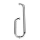 thumbnail image 2 of Manija De Puerta De Ducha De Acero Inoxidable, Manija Elegante Y Resistente Para Puerta De Vidrio, Instalación Compacta Y Liviana Con Sensación Cómoda En La Mano, Adecuada Para, 2 of 7