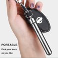 thumbnail image 2 of Silver Stainless Steel Ear Scoop Kit Rotary Ear Scoop Tool Portable R0C0, 2 of 9