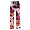 thumbnail image 5 of Fabrcox Halloween Pajamas Pants for Women Pumpkin Ghost Moon Women Sleep Pants Fall Winter Festival Soft Womens Lounge Pant XXXL, 5 of 6