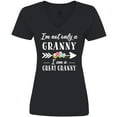 thumbnail image 3 of Inktastic I'm Not Only a Granny I'm a Great Granny with Flowers Women's V-Neck T-Shirt, 3 of 5
