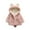 Pink, variant on Leey-World Winter Jackets for Girls Toddler Winter Coat Fleece Zip up Hooded Bear Ears Warm Fuzzy Baby Kids Jacket Outerwear Sweater(Pink,2-3 Years)