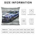thumbnail image 5 of Shangniulu Teen Room Throw Pillow Cushion Cover, American Auto Racing Theme Car Sports Competition Speed Winner Boys Graphic, Decorative Square Accent Pillow Case, 5 of 5