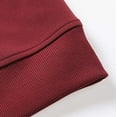 thumbnail image 3 of HUITKMM Oversized Hoodies Spring and Autumn Men's Thin Hooded Sweatshirt Bottom Drop Shoulder Shirt Solid Color Tops, 3 of 7