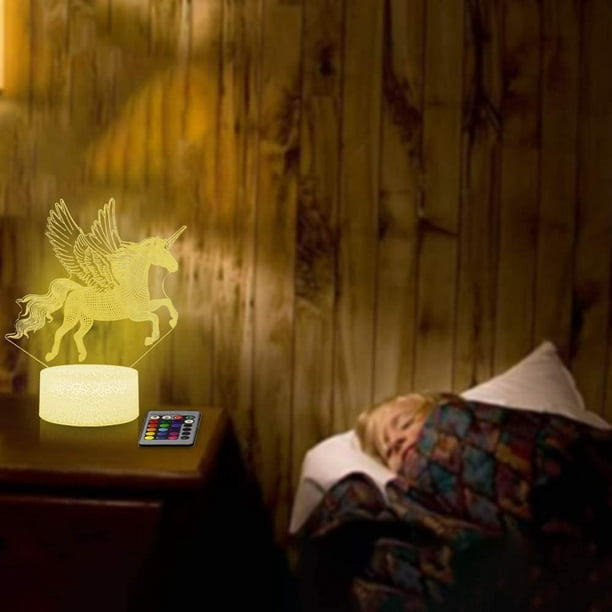 Lampe De Nuit En Illusion 3d, 1 set De Lampe Led De Nuit En Illusion De  Lumière 3d, Lampe De Table Alimentée Par Usb, Cadeaux Pour Maman, Cadeau  Pour La Fête Des