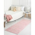 thumbnail image 3 of Unique Loom Whimsy Kids Collection Area Rug - Safari Animals (2' 2" x 3' 11" Runner Pink/Ivory) Perfect For Kids Bed Room/Nursery Room/Living Room/Class Room/Play Room, 3 of 5