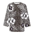 thumbnail image 4 of YUNAFFT 2024 New Style Women's Shirts Simple and personalized solid color/geometric /Printed Short T-shirt V Neck Button Loose Top Easter(White,Black,Bule,Khaki,Pink,Green,Yellow,etc）, 4 of 4