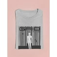 thumbnail image 3 of Abstract Man Techno Style T-Shirt Women -Image by Shutterstock, Female 3X-Large, 3 of 4