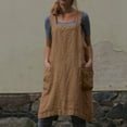 thumbnail image 3 of Tabliers en Lin de Coton Style Japonais X Forme de Bandage Arrière, 3 of 6