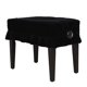 thumbnail image 4 of Funda blanda para banco de piano con protección contra el polvo Negro, 4 of 9