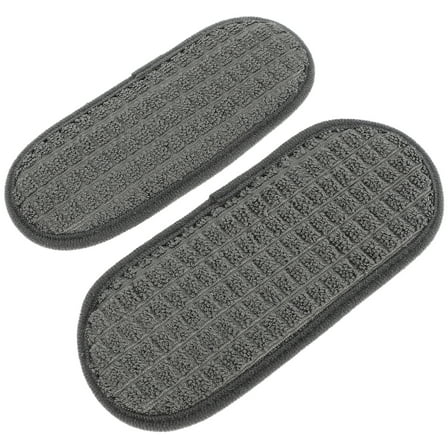 2 Pcs Bins Water Dispenser Absorbent Pad Sturdy Drip Tray 21X9X0.5CM Grey