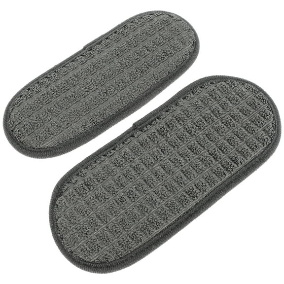 2 Pcs Bins Water Dispenser Absorbent Pad Sturdy Drip Tray 21X9X0.5CM Grey