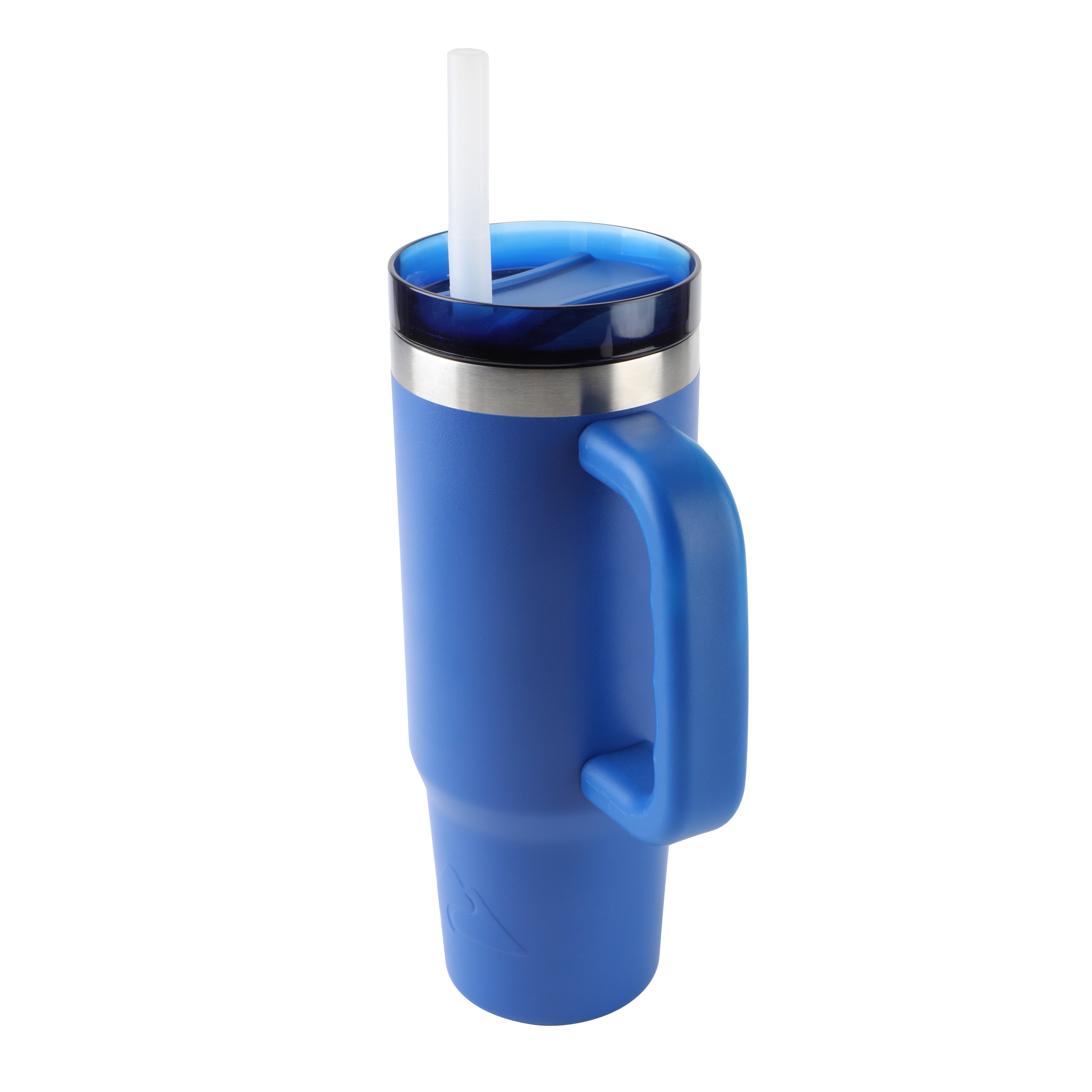 Ozark Trail 30 oz Stainless Steel Insulated Tumbler with Handle, Royal Blue