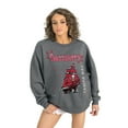 thumbnail image 3 of Women's Gameday Couture Gray Tampa Bay Buccaneers Ready to Rumble Premium Fleece Pullover Sweatshirt, 3 of 4