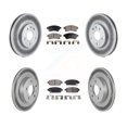 thumbnail image 1 of Transit Auto Front Rear Coated Disc Brake Rotors and Semi-Metallic Pads Kit for Car 2013 Chevrolet Cruze with 292mm Diameter Rotor KGF-100615, 1 of 11
